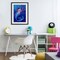 Stupell Industries Jewel Bedecked Mermaid & Seahorse Framed Print Under Glass, design by Rachel Anderson